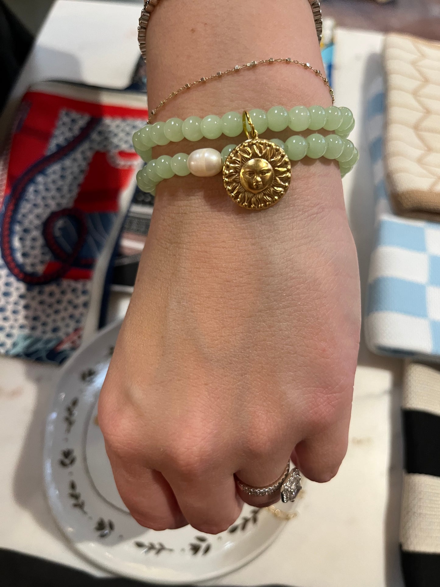 The Beaded Charm Bracelet