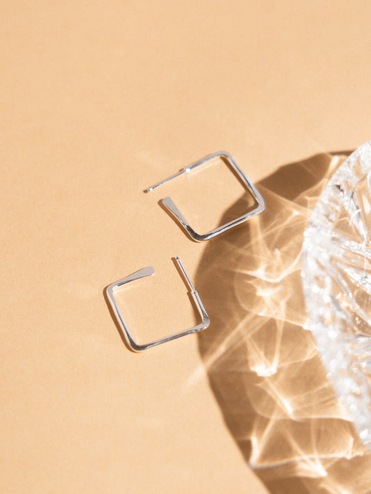 Small Square Hoops