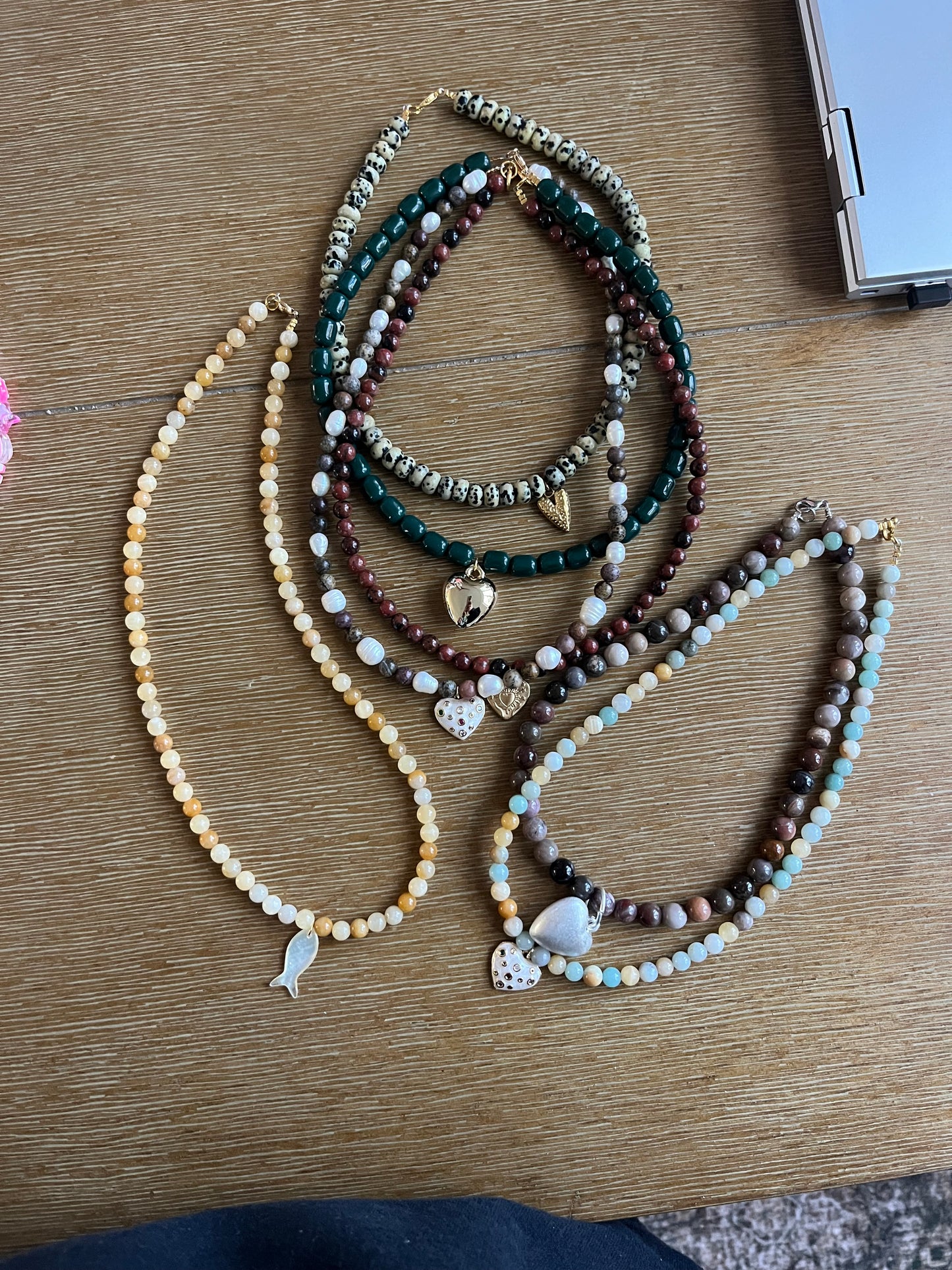 Charm Beaded Necklace