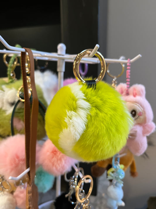 Medium fur keychain