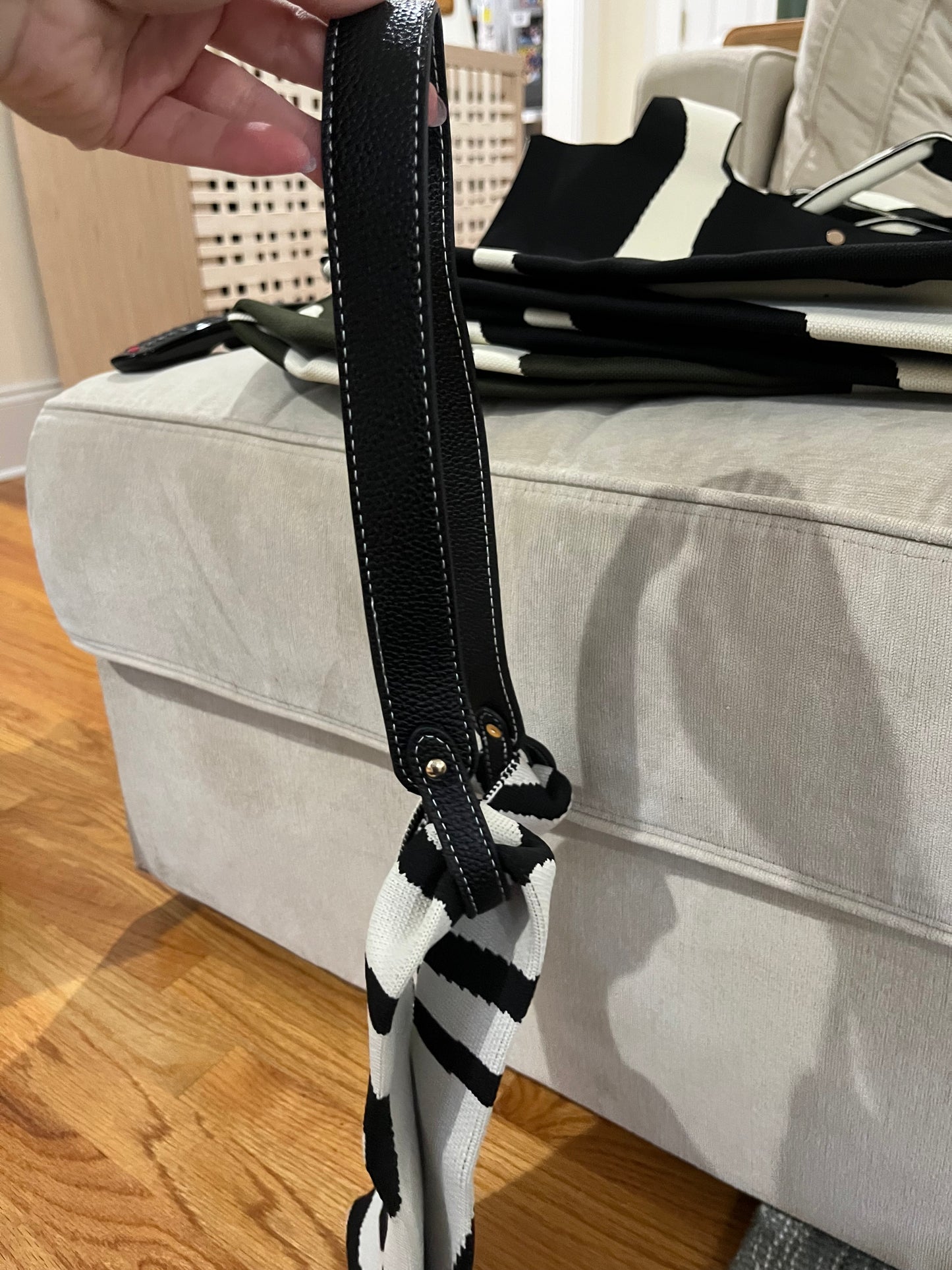 A Bag Concept Black Leather Strap