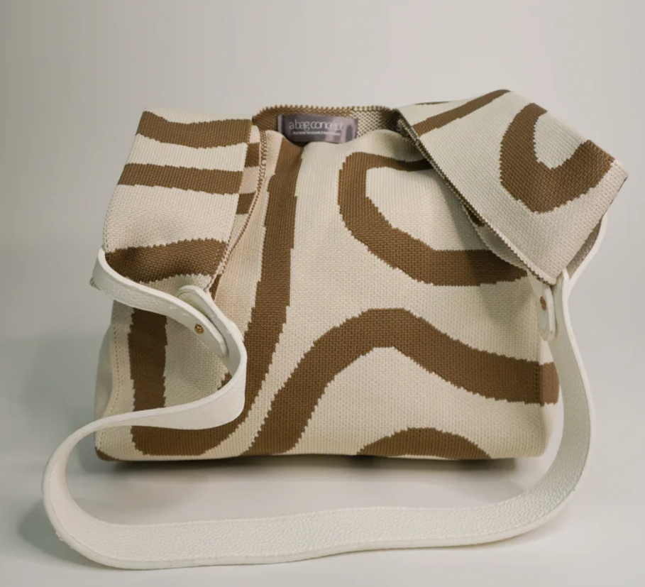 A Bag Concept Cream Leather Strap