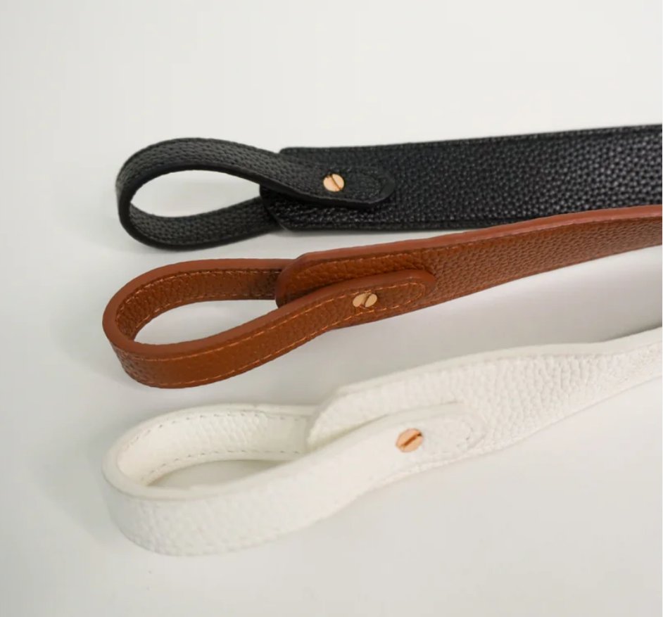 A Bag Concept Cream Leather Strap