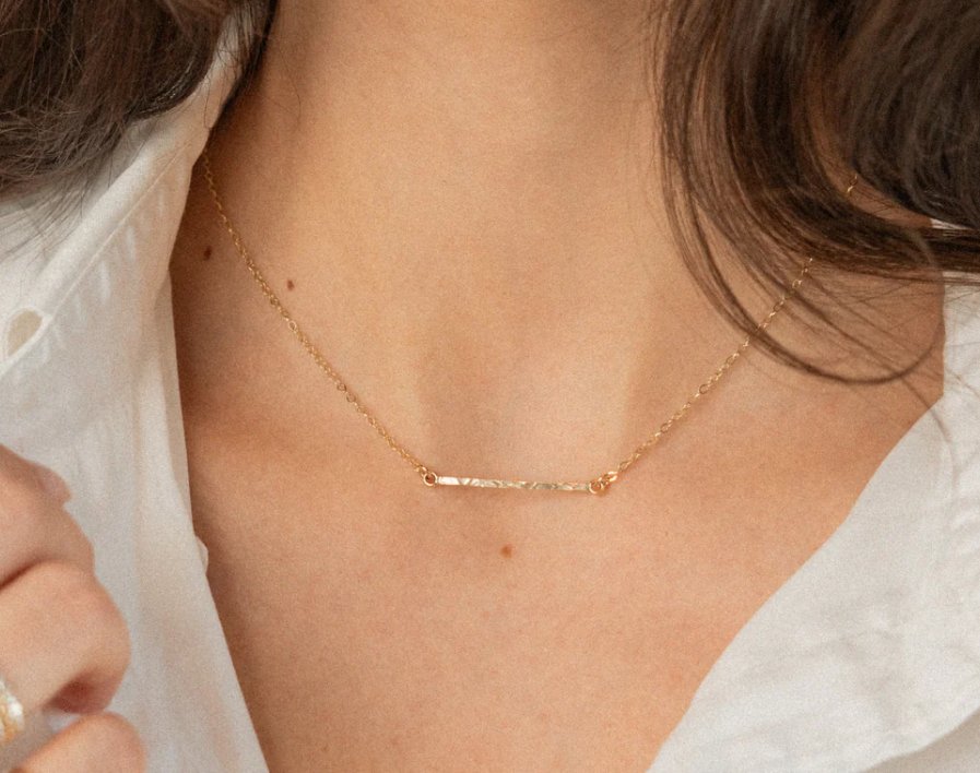 Tiny Bar Necklace